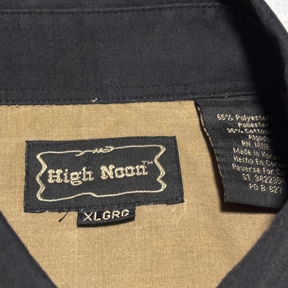 Vintage Western Cowboy Shirt XL Horse Print Rodeo Aesthetic Y2K Country Grunge - Picture 7 of 7